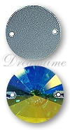 SWAROVSKI 3200 Rivoli Rhinestones 14mm Crystal AB